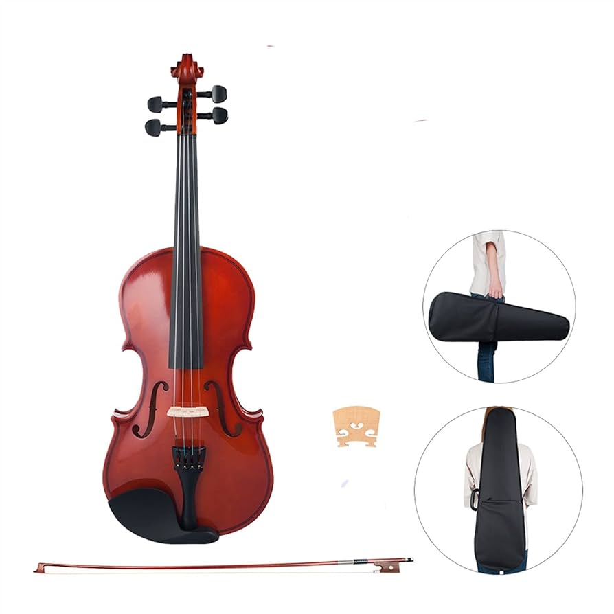 Violin 4/4 ヴァイオリン　ほぼ新品 Amazon.co.jp: バイオリン楽器 4/4 3/4 1/2 1/4 1/4成人向け
